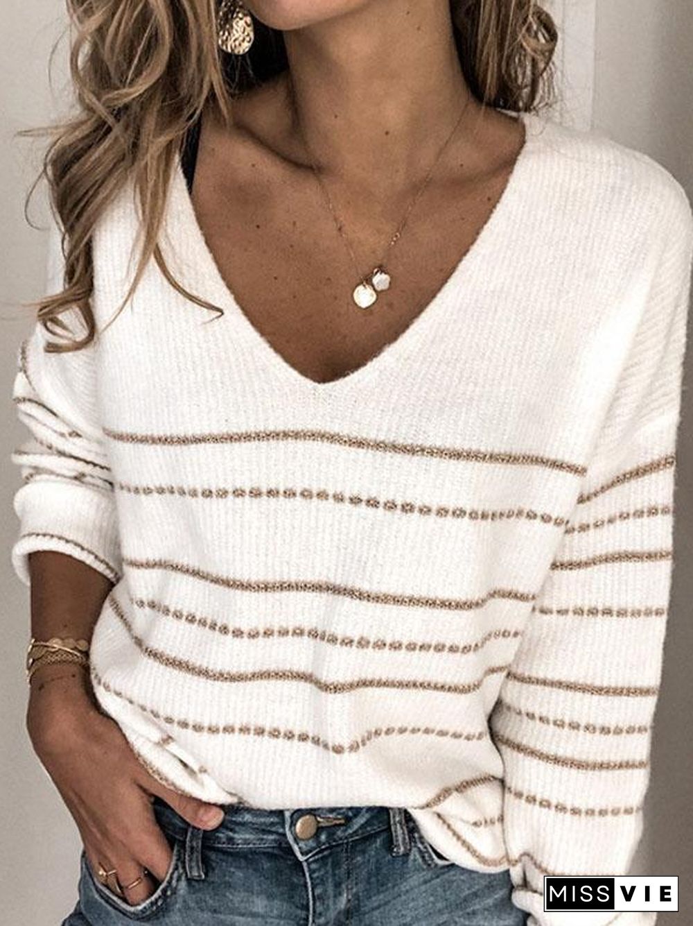 V Neck Sweater