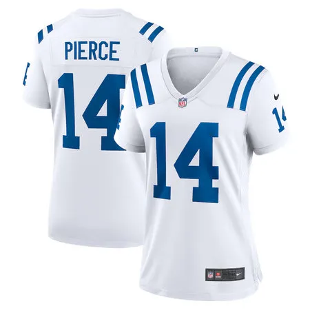 Women's Indianapolis Colts #14 Alec Pierce Nike White Away Game Player Jersey