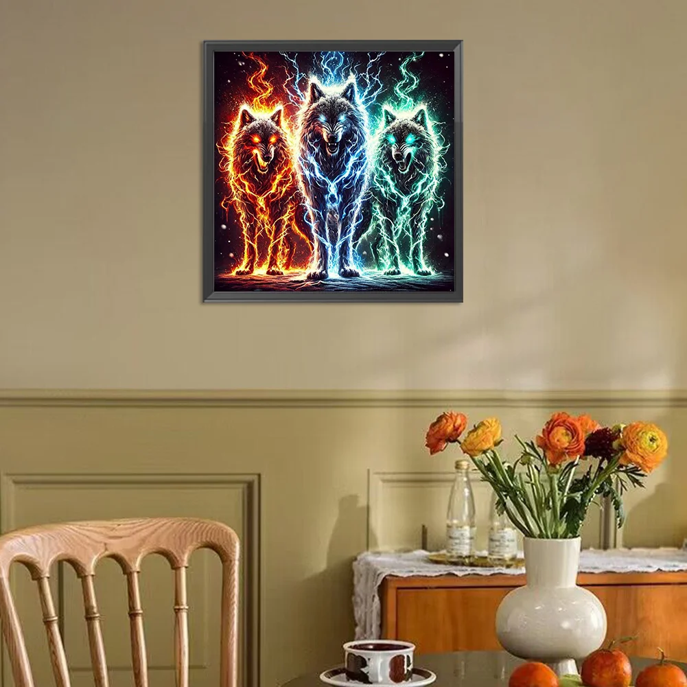 Diamond Painting - Full Square Drill - Wolf(Canvas|45*45cm)