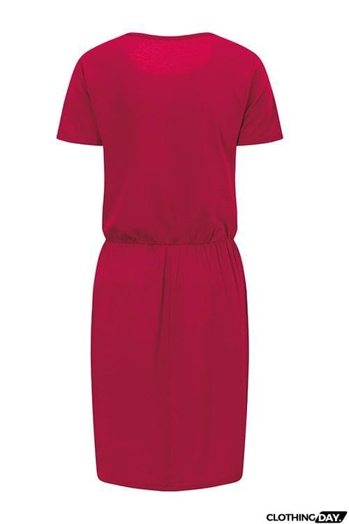 Drawstring Pockets Mini Dress