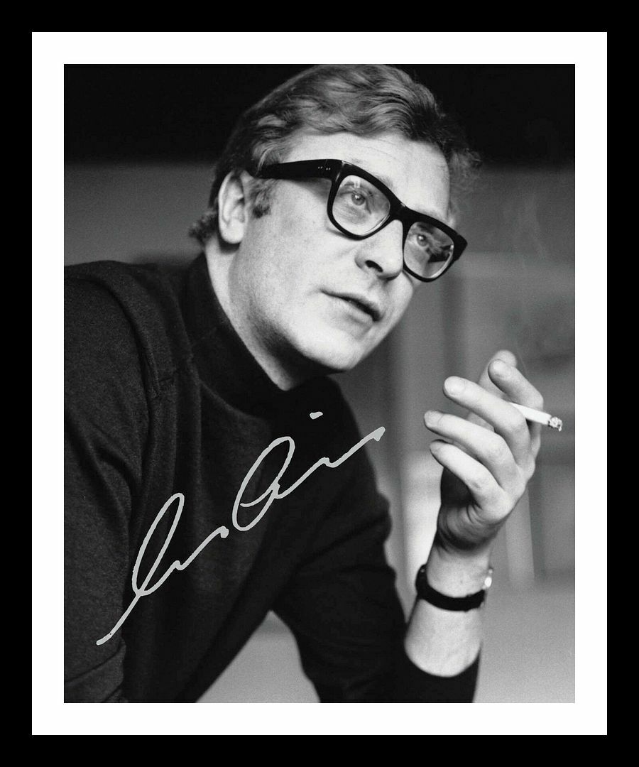 Michael Caine Autograph Signed & Framed Photo Poster painting 1