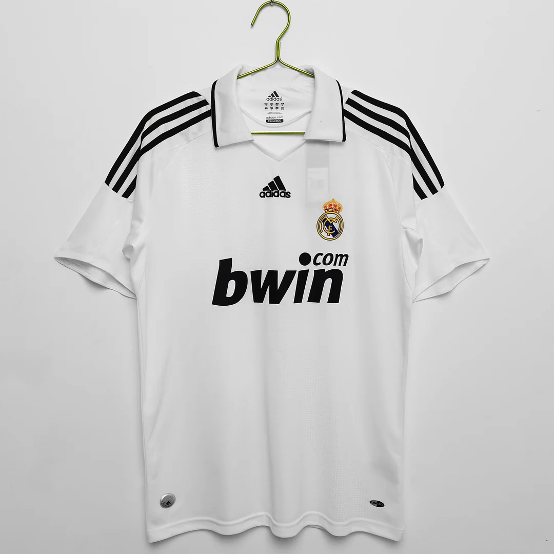 Retro 2008-09 Real Madrid Home Football Shirt Thai Quality