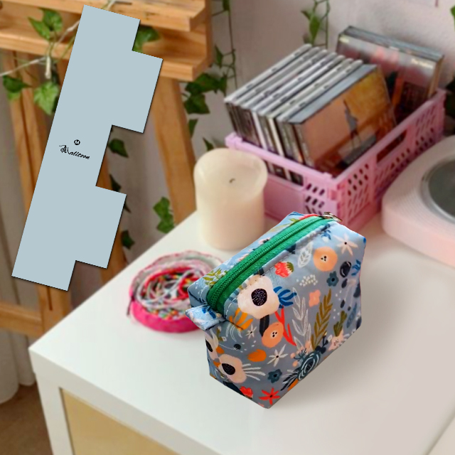 Easy Cute Zipper Bag Template + Instructions Included