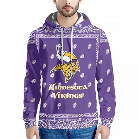 Men's Minnesota Vikings Purple Pullover Hoodie OHGG