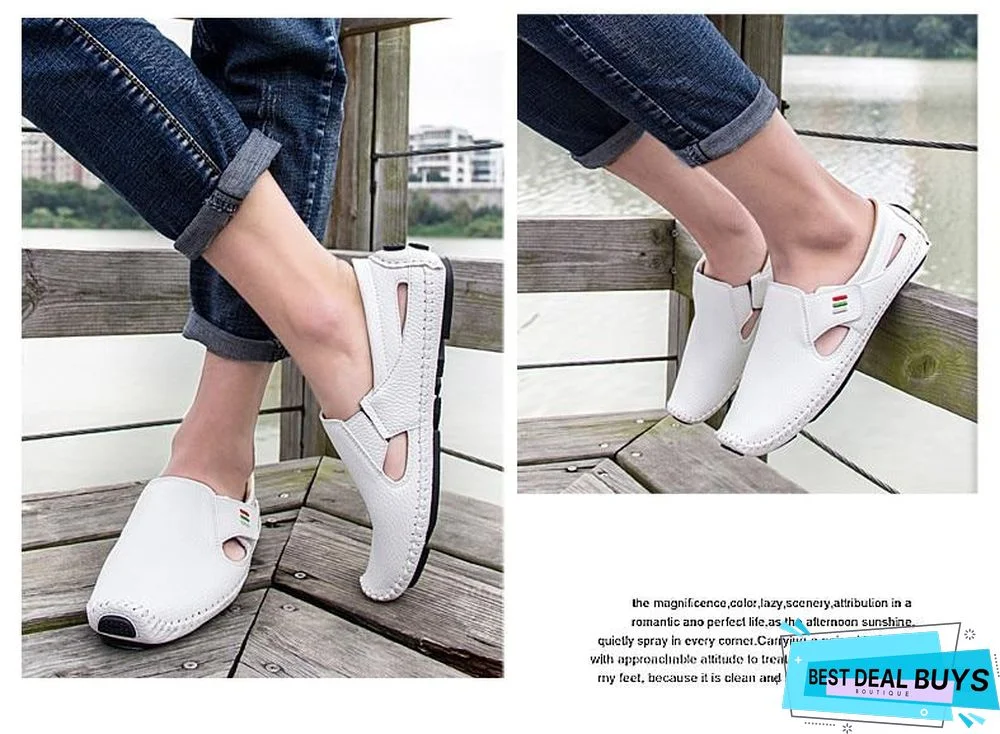 Men Breathable Casual Driving Boats Flats Loafers Shoes
