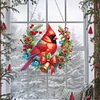 >SALE<Christmas Acrylic Single-Side Diamond Painting Hanging Pendant Decor (Cardinal)