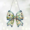 (US Only)Easter Bow 2D Flat DIY Diamond Painting Art Pendant Wall Door Decoration