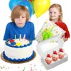 30 Pack Kraft Bakery Box with Clear Window Cookie Box Pastry Box for Gift Giving