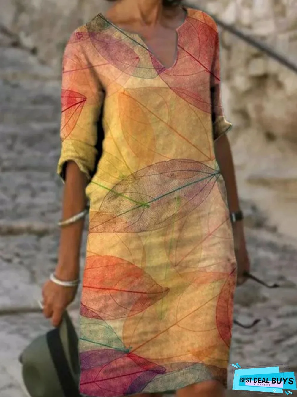 Individualized Fashion Loose Plus Size Dress