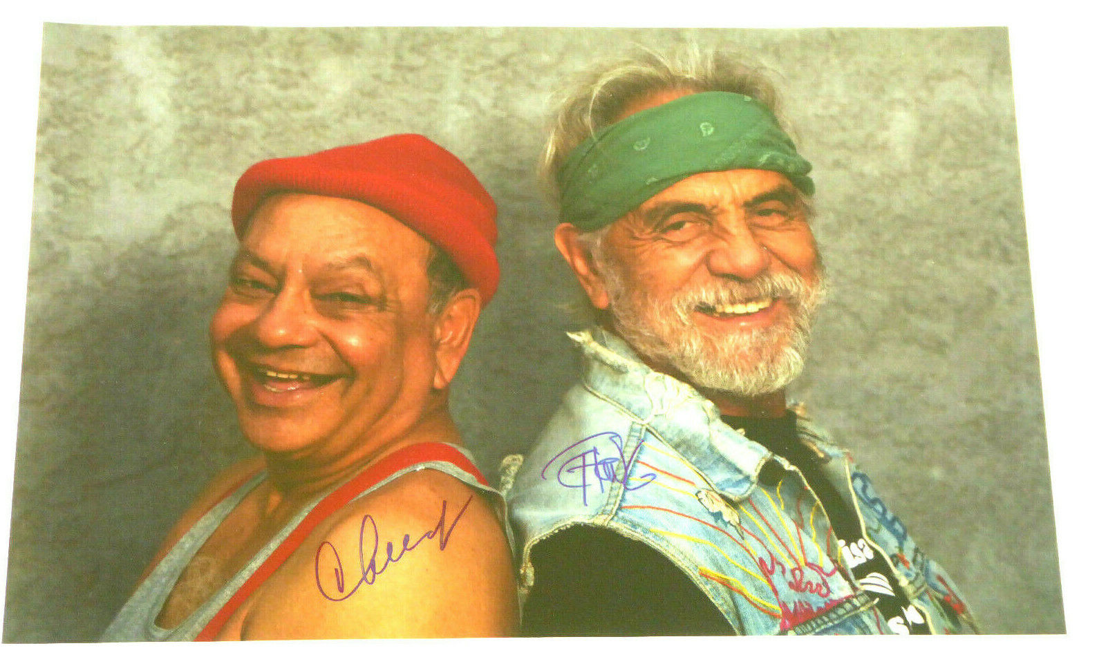 Cheech Marin & Tommy Chong Authentic Signed 11x17 Photo Poster painting Autographed