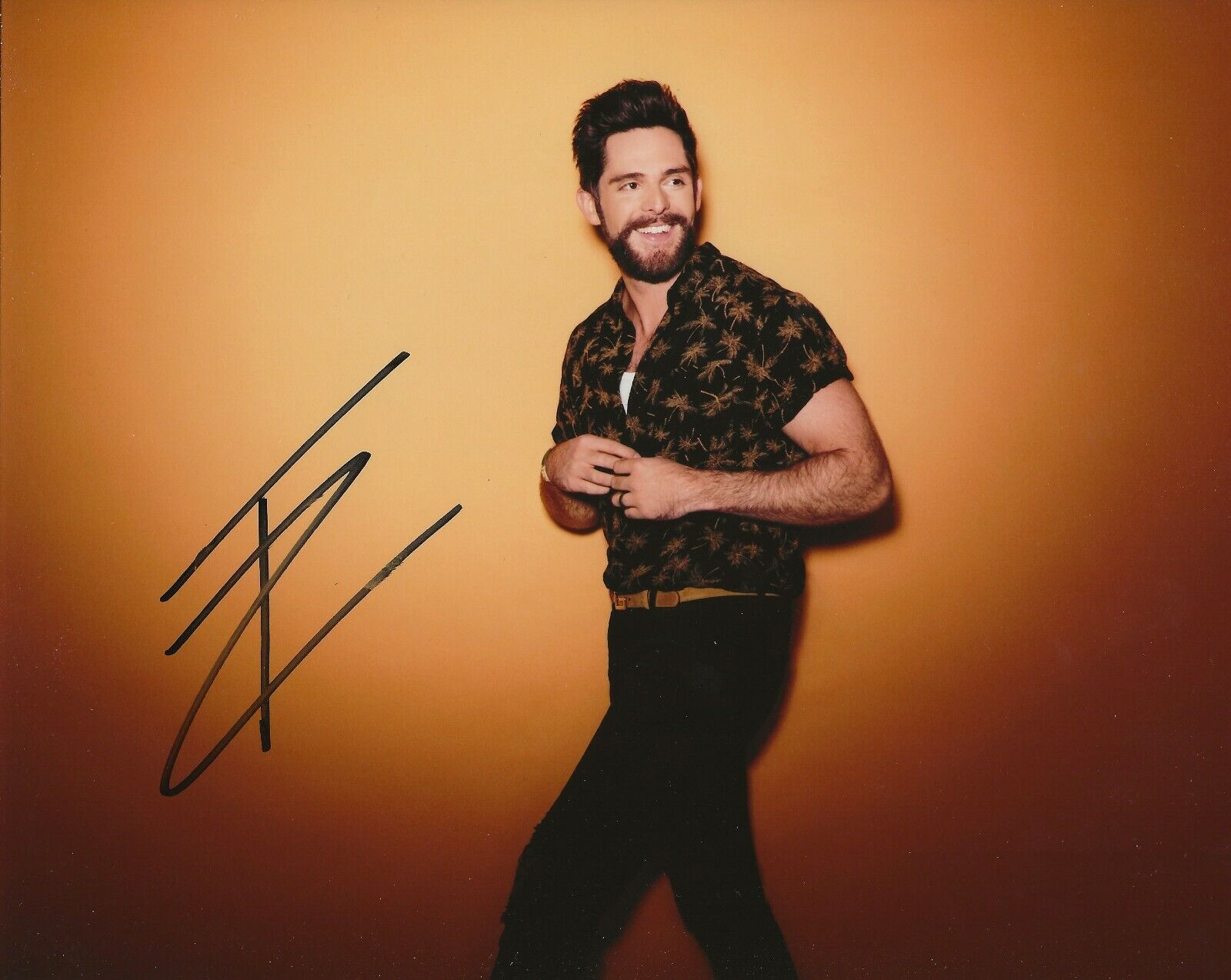 Thomas Rhett country singer REAL hand SIGNED 8x10 Photo Poster painting COA Autographed