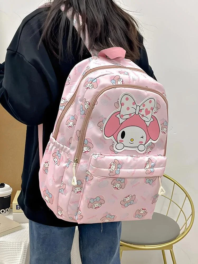 Brownm Characters Backpack