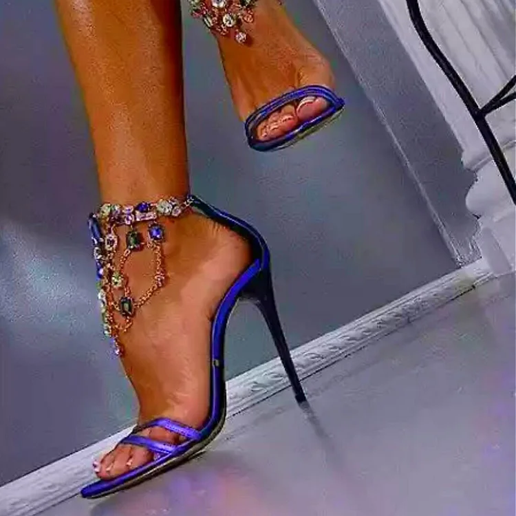 Purple cheap prom heels