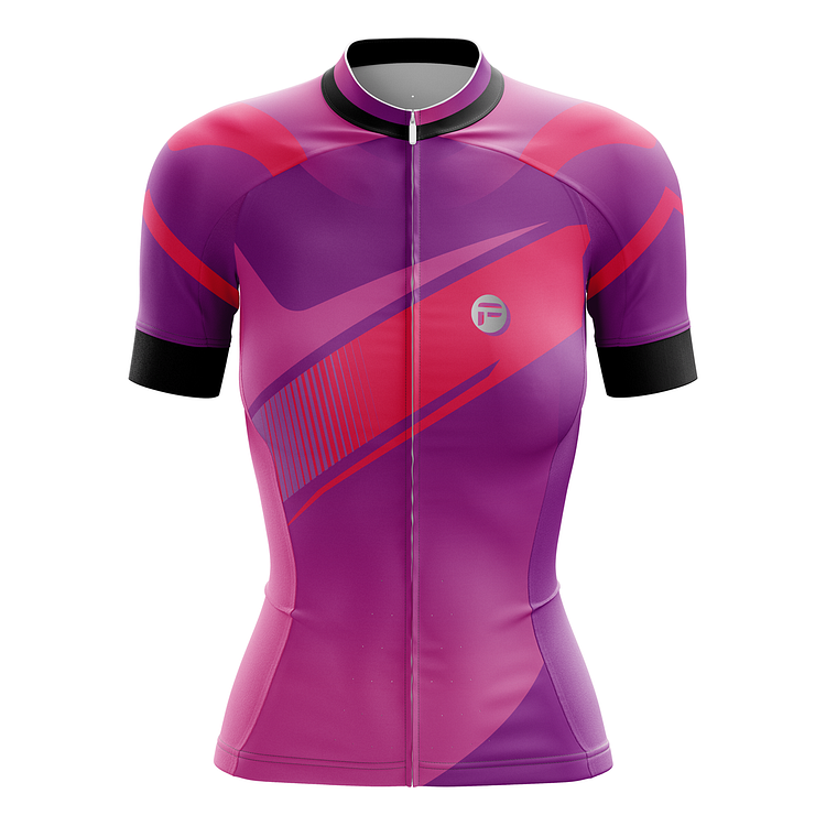 Purple Rush Out | Women's Short Sleeve Cycling Jersey