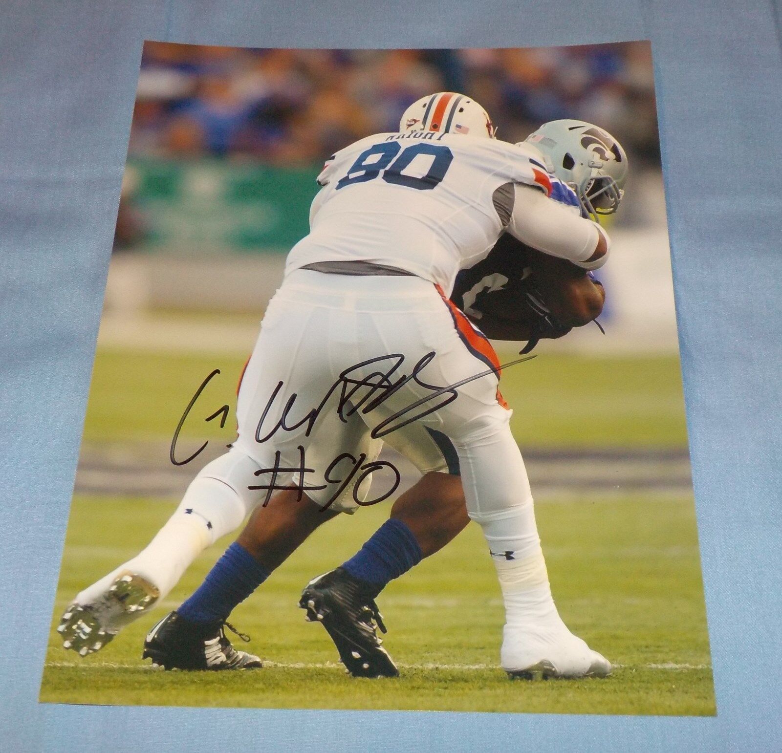 Auburn Tigers Gabe Wright Signed Autographed 8x10 Photo Poster painting A Cleveland Browns