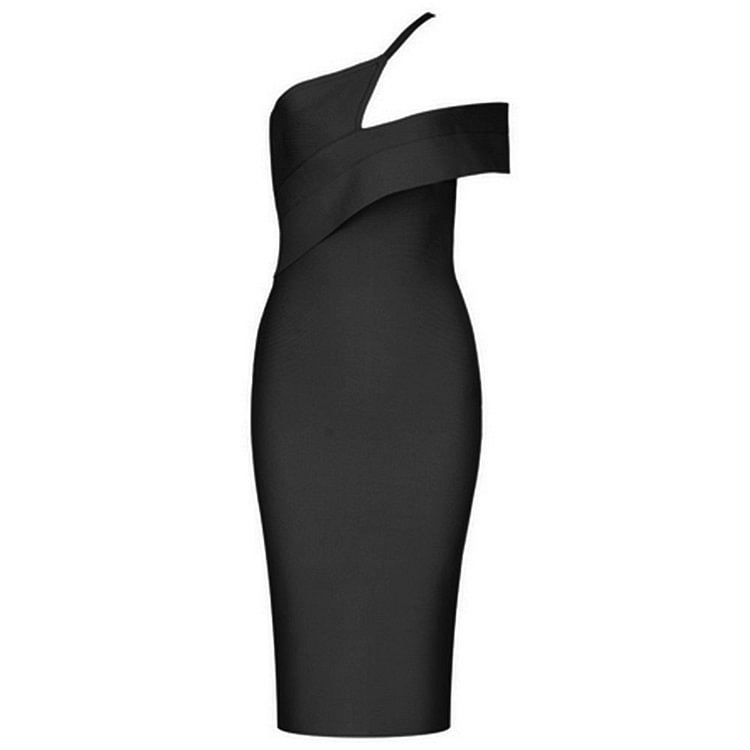 Ocstrade Bandage Dress New Arrival Red Bandage Dress Bodycon Women Summer Sexy One Shoulder Party Dress Club Outfits - BlackFridayBuys