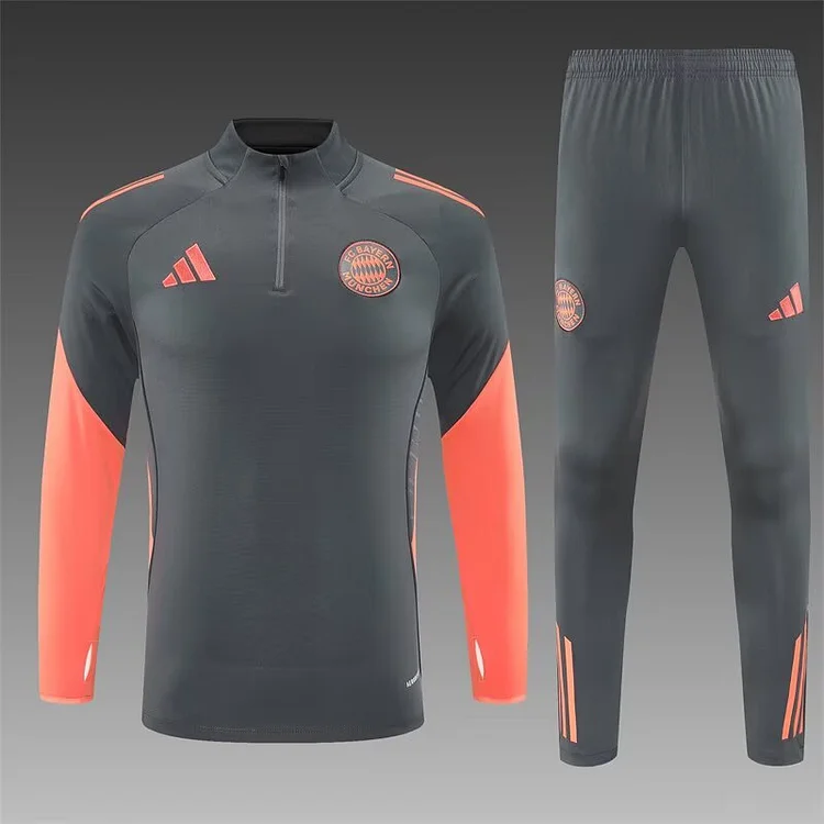 25/26 Bayern dark grey long sleeve training suit -