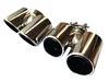 ZEJUNCY Stainless Steel Car Exhaust Pipe Noise Canceller For Land Rover Defender 90 110 130 2020-2022