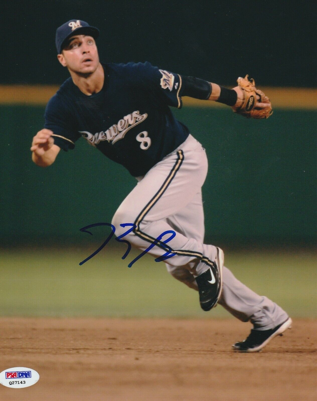 RYAN BRAUN Signed Milwaukee BREWERS 8X10 Photo Poster painting with PSA COA