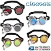 PC Lens Kaleidoscope Rave Rainbow Crystal Lenses Steampunk Goggles