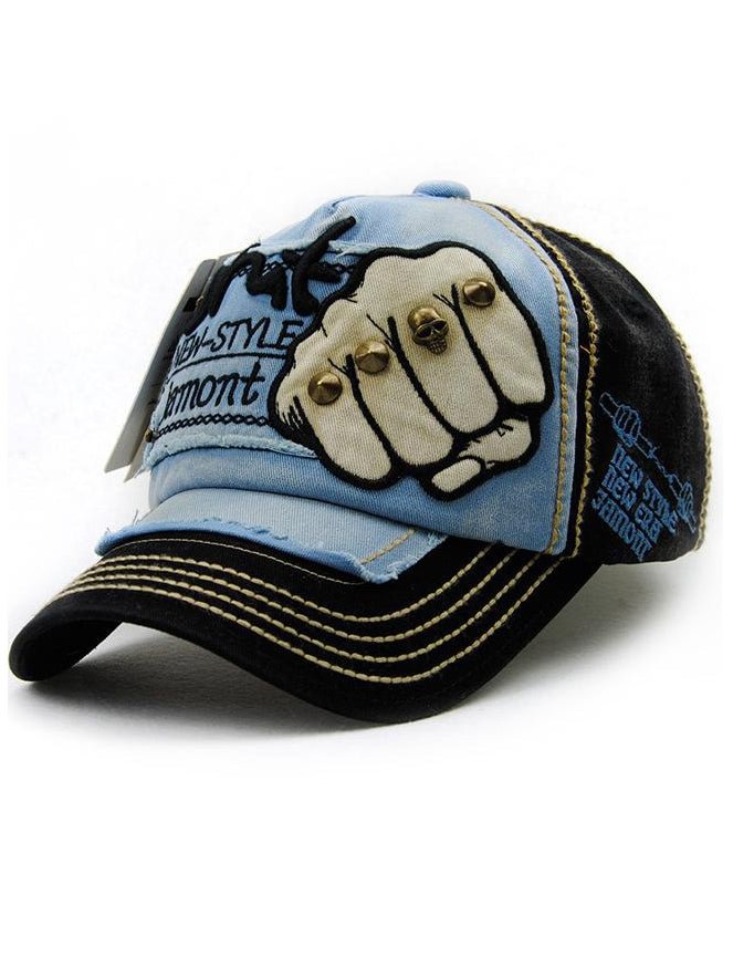Fashion letter rivet casual hat tacday
