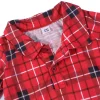 Christmas Family Matching Pajamas Plaid Cotton Mother Father Baby