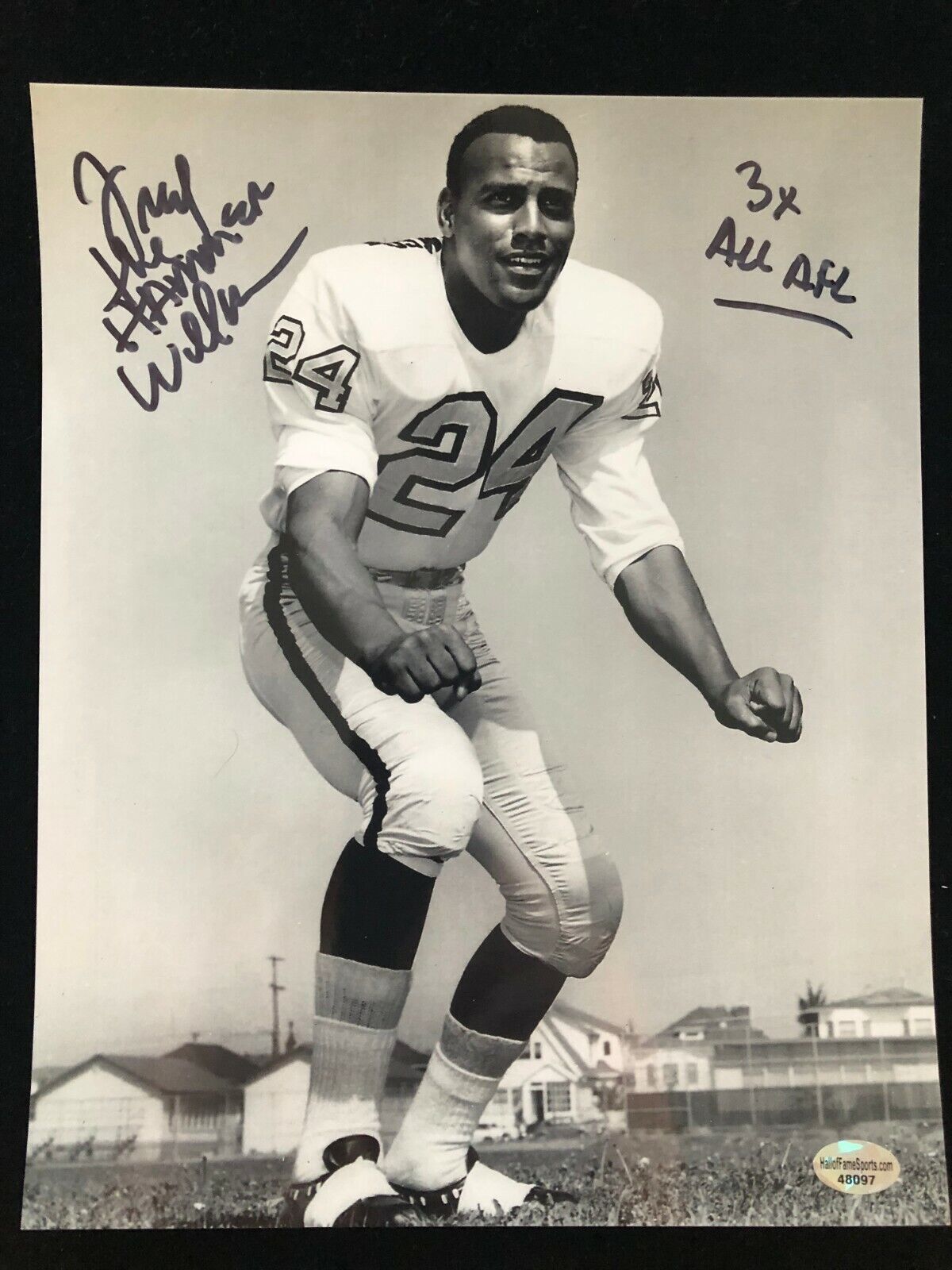 Fred Williamson Signed Autographed Photo Poster painting COA Oakland Raiders Las Vegas Angeles