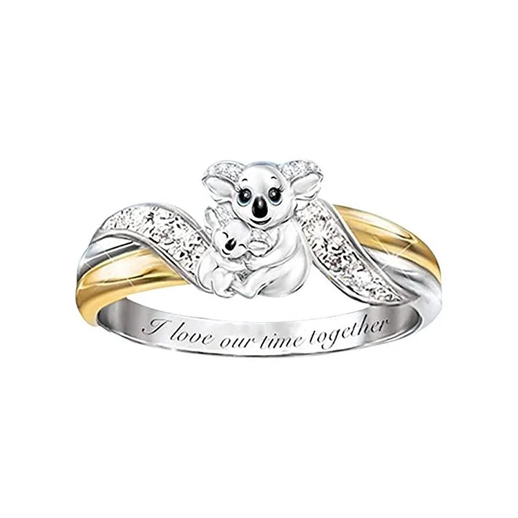 Creative Parent-child Bear Ring | 168DEAL