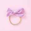 Gentle Velvet Bowknot Hair Head Bands for Babies