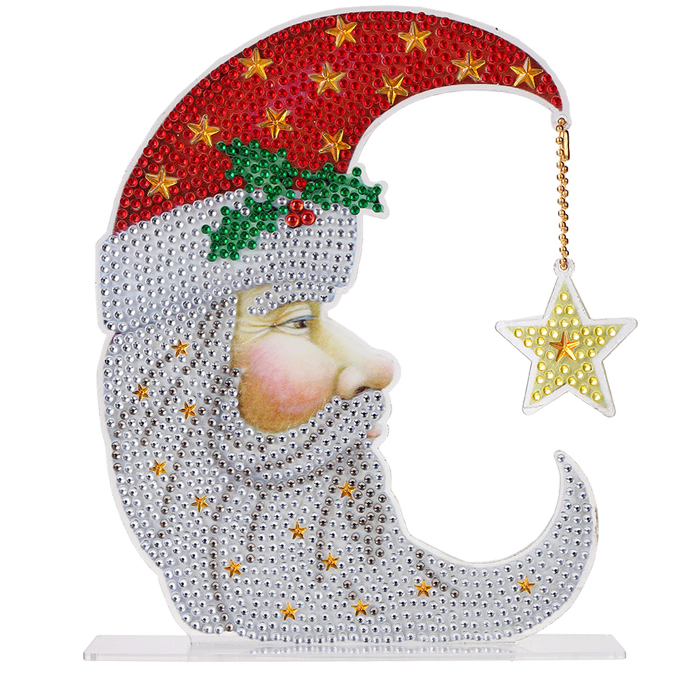 

Christmas Moon Star - 5D DIY Craft Ornament, 501 Original