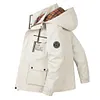Men's Casual Outdoor Windproof Hooded Jacket - Multi-Pocket Zip-Up Cargo Coat with Plaid Accent by Inlyline