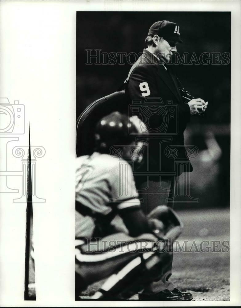 Press Photo Poster painting Bill Kunkel, American right-handed pitcher in Major League Baseball