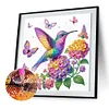 Diamond Painting-DIY Crystal Rhinestone Flower Bird
