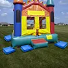 4 Pcs Vinyl Sand Bags with Handle for Bounce House Inflatable Water Bounce House