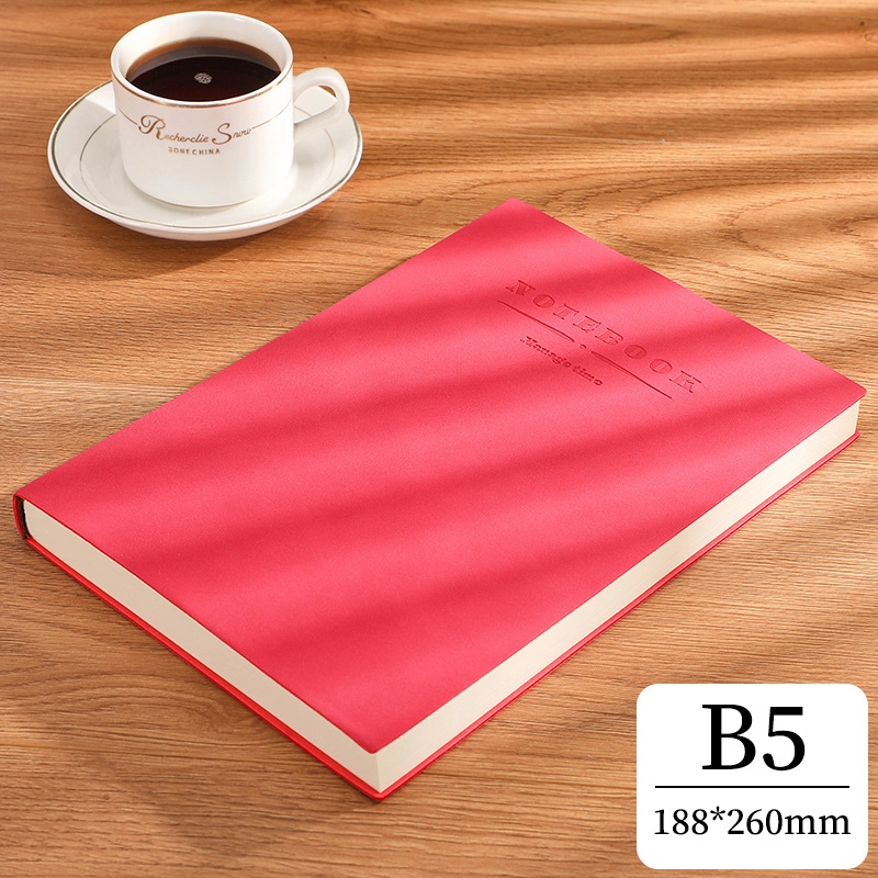 Large A4 Soft Lambskin A5 Simple Student Horizontal Line Notebook Business Thickened B5 Notepad Office Cultural Notepad