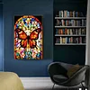 5D DIY Full Round Drill Diamond Painting Stained Glass Butterfly Decor (ZQ207)