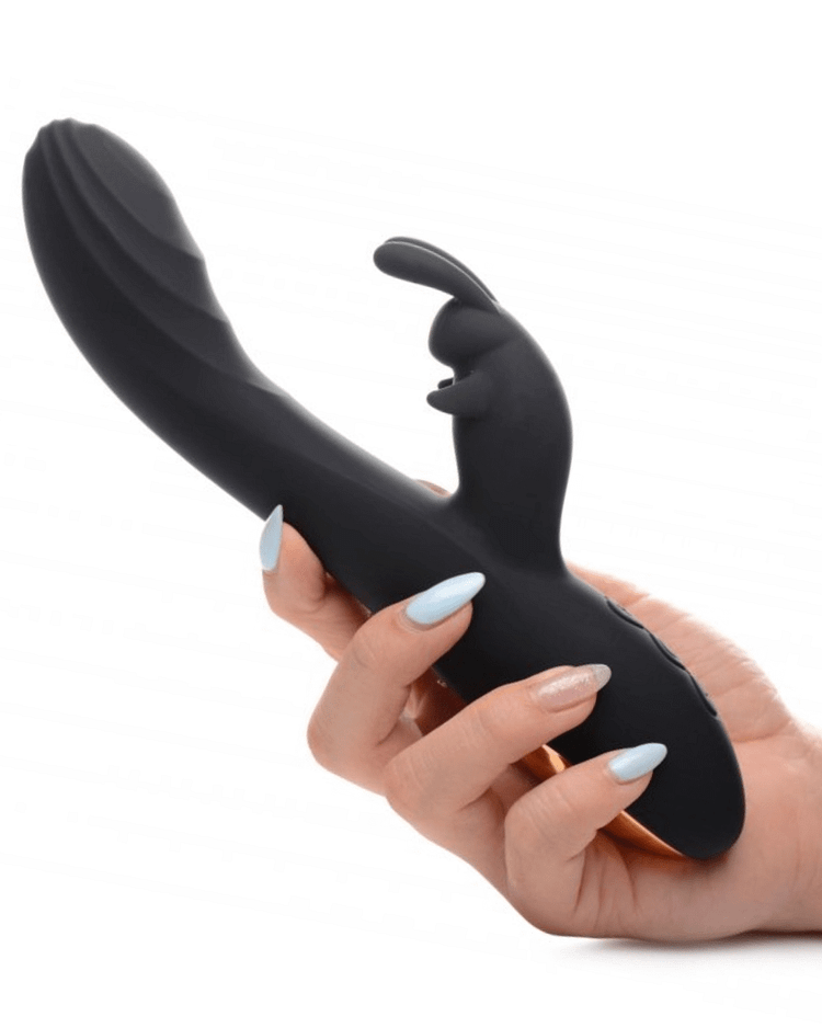 pornhint Pornhint Cuddles Power Bunny Clit Hugging G-Spot Rabbit Vibrator With Textured Shaft