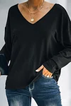 Antonella V-Neck Long Sleeve Sweater
