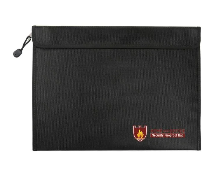Fireproof Document Bag Liquid silicone Coated Fire Resistant Money File Folder Holder Organizer Safe Storage Waterproof