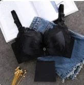 Avoid Chest Sagging Push Up Wire Free Women Bra Set  Lingerie Small Breast Female Underwear
