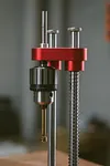 Multifunctional bracket, vertical drilling tool, aluminum profile drilling aid