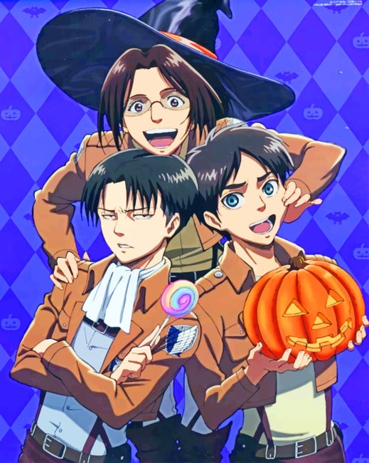 

Attack On Titan Halloween – Paint By Numbers - 40*50CM, 501 Original