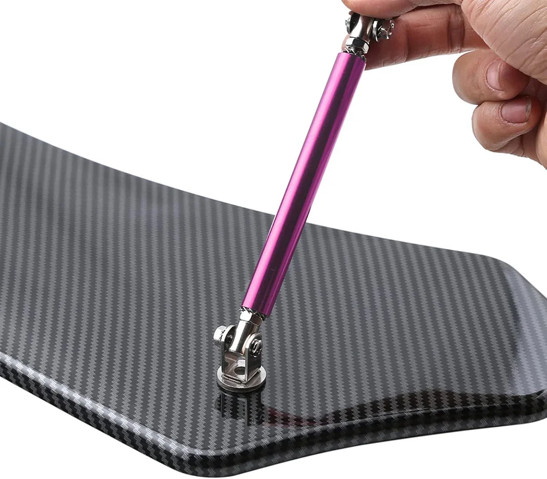 Front Bumper Lip Splitter Diffuser Strut Rod Tie Bars Splitter Support Rods 