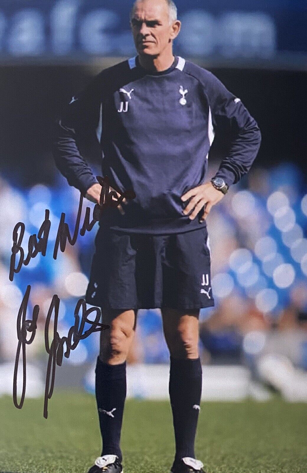 Joe Jordan Genuine Hand Signed Tottenham Hotspur 6X4 Photo Poster painting