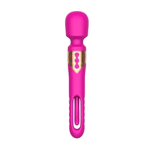 3-in-1 Hollow Slapping Wand Woman Vibrator with 7 Vibrations & 10 Flapping Modes Adult Toys