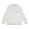 ESSENTIALS Letter Reflective High Street Unisex Pullover Hoodie