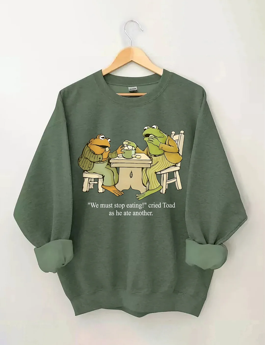 Frog And Toad We Must Stop Eating Sweatshirt