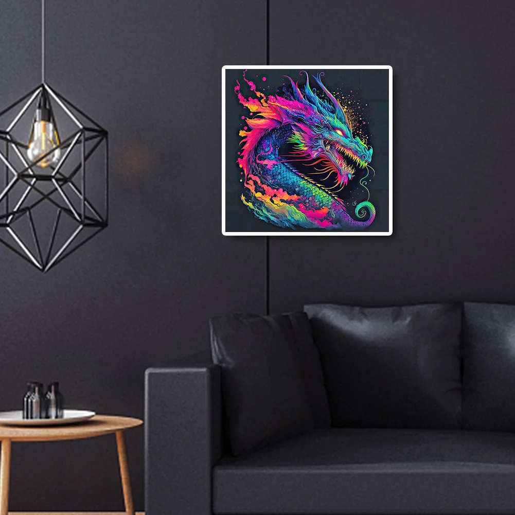 Diamond Painting - Full Round Drill - Dragon(30*30cm)