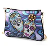 DIY Skull flower shaped diamond painting one-shoulder chain lady bag