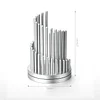 Modern Metal Pen Holder Creative Rotating Stainless Steel Pen Holder Designer Desktop Storage Box